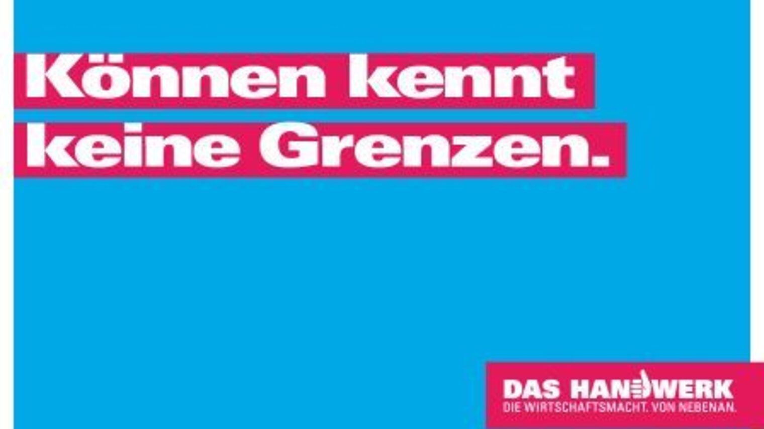 Das Jahresmotto 2014 der Imagekampagne