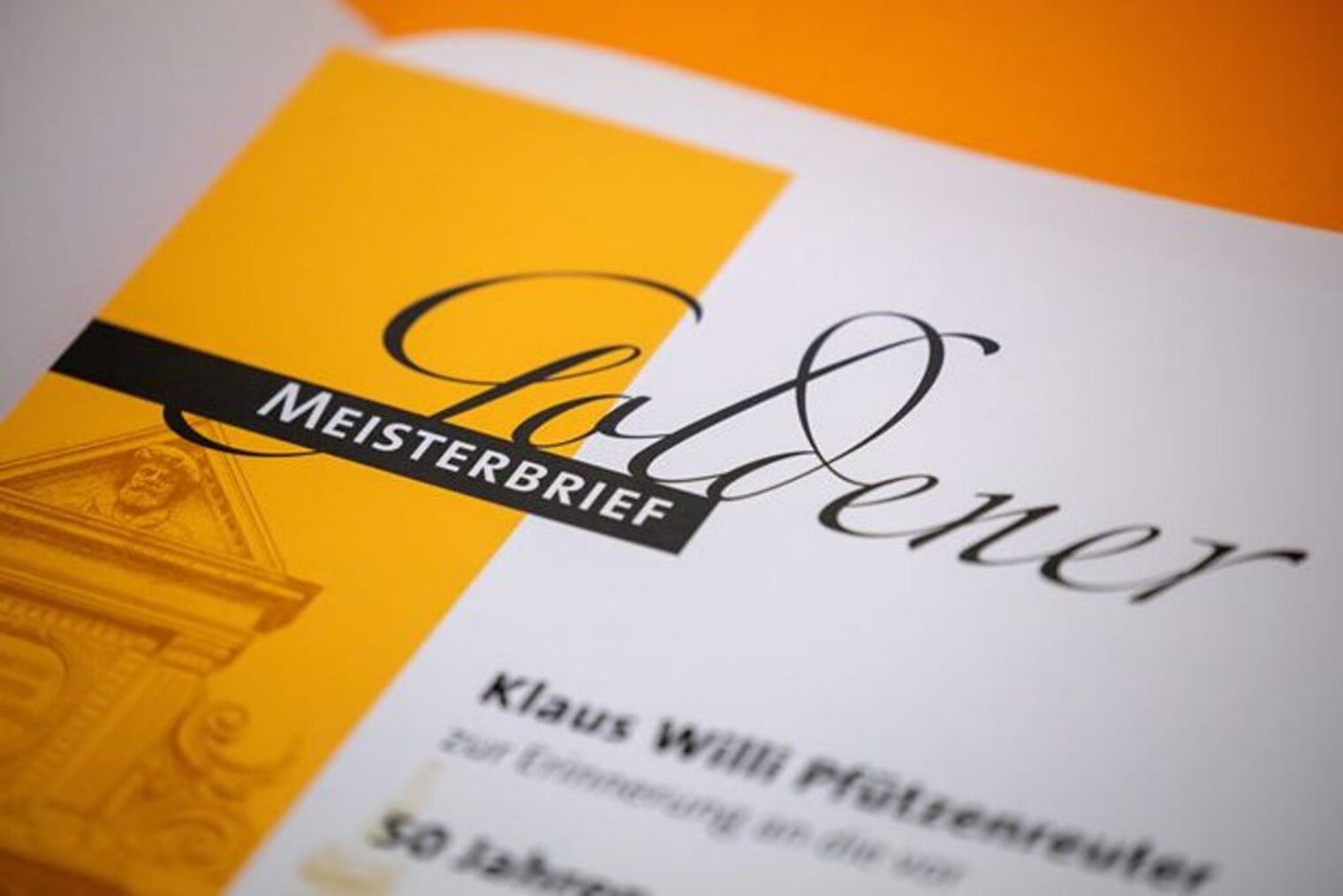 Goldener Meisterbrief Goldener Meisterbrief
